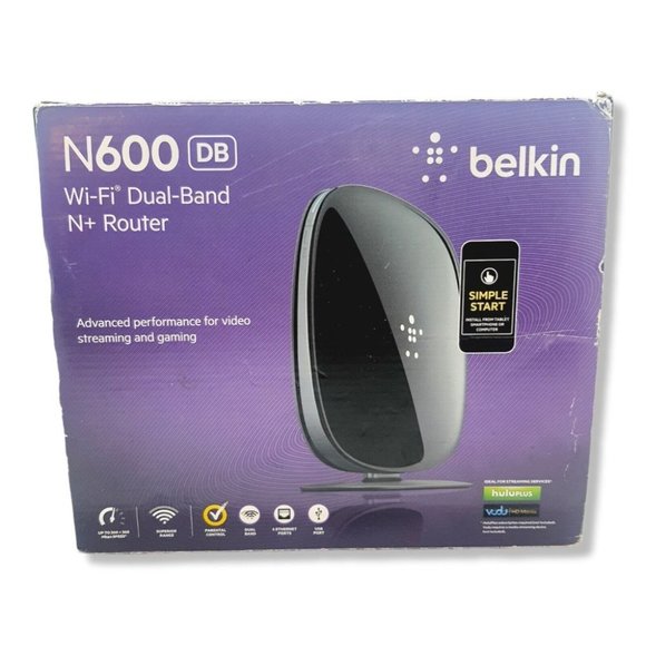 Advanced Belkin N600 DB Wi-Fi Dual Band N+ Wireless Router Gaming Stream… - Picture 3 of 9